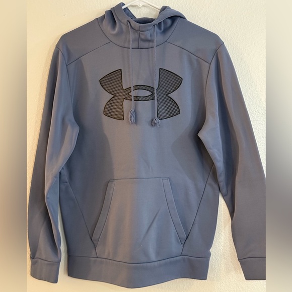 Under Armour Men’s Aurora Purple & Black Pullover Hoodie - Picture 1 of 6